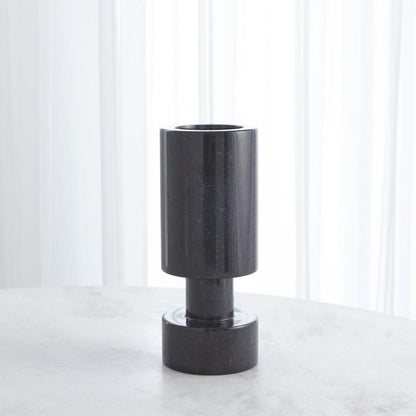 Global Views Luc Black Marble Vase