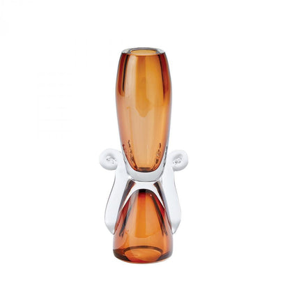 Global Views Lydia Small Amber Vase