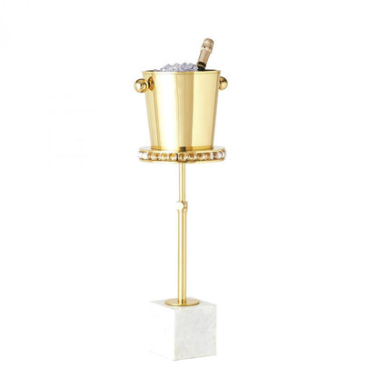 Global Views Margot Brass Side Table
