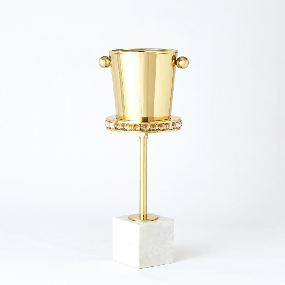 Global Views Margot Brass Side Table