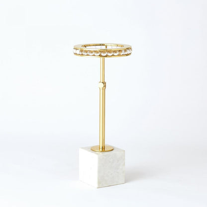 Global Views Margot Brass Side Table