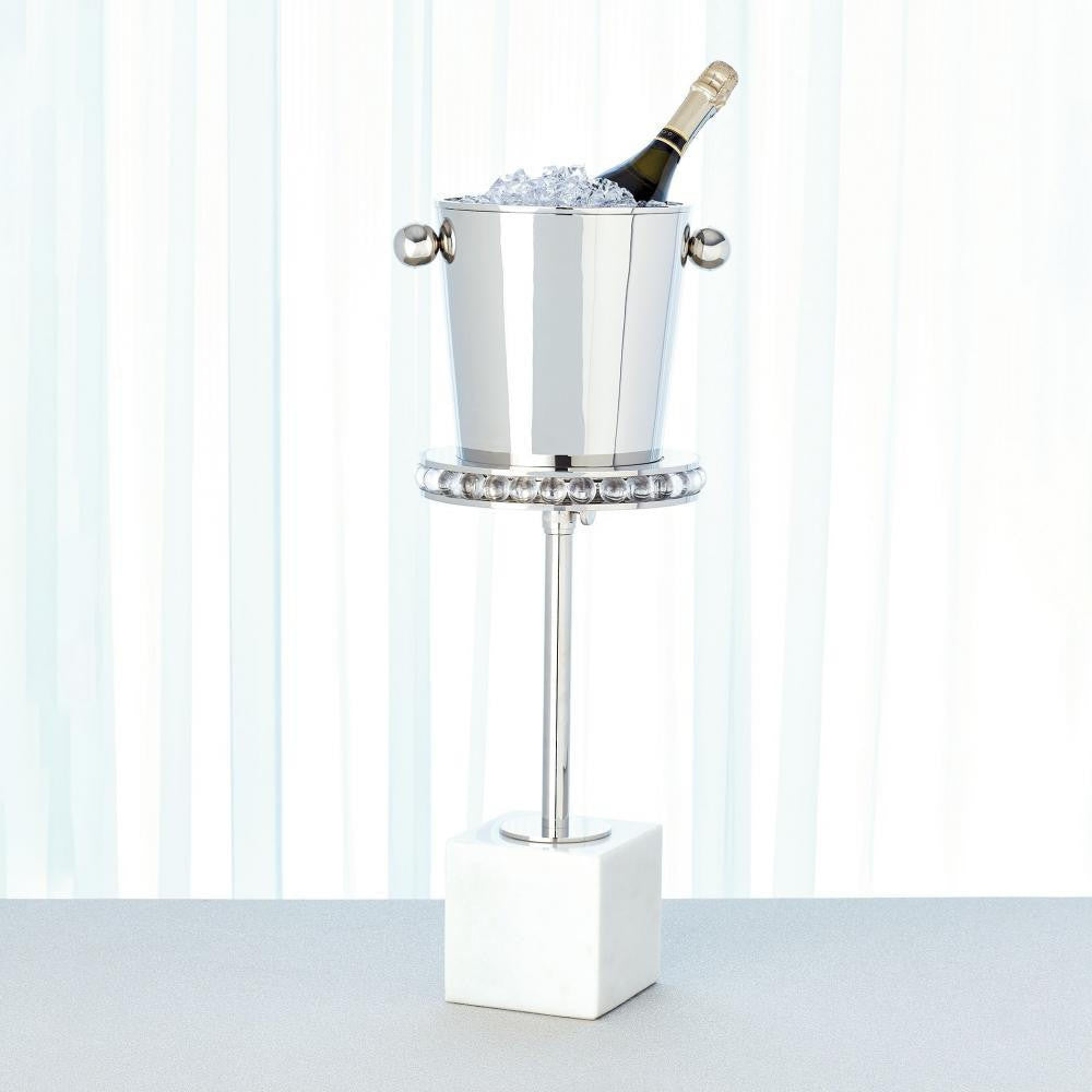 Global Views Margot Nickel Side Table