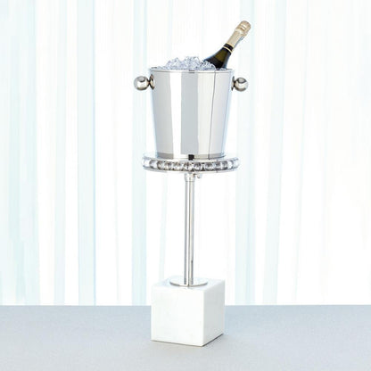 Global Views Margot Nickel Side Table