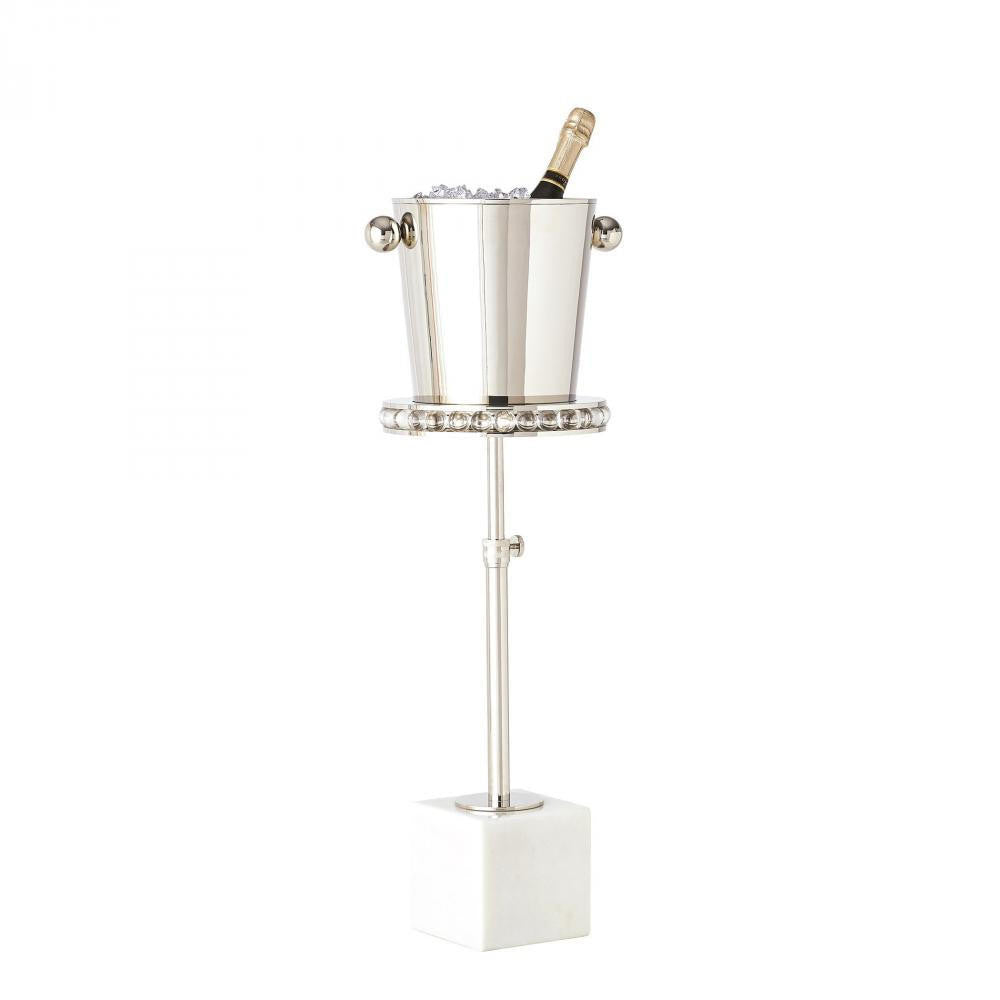 Global Views Margot Side Table Nickel