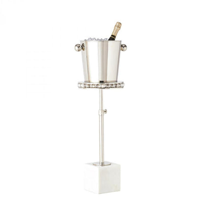 Global Views Margot Side Table Nickel