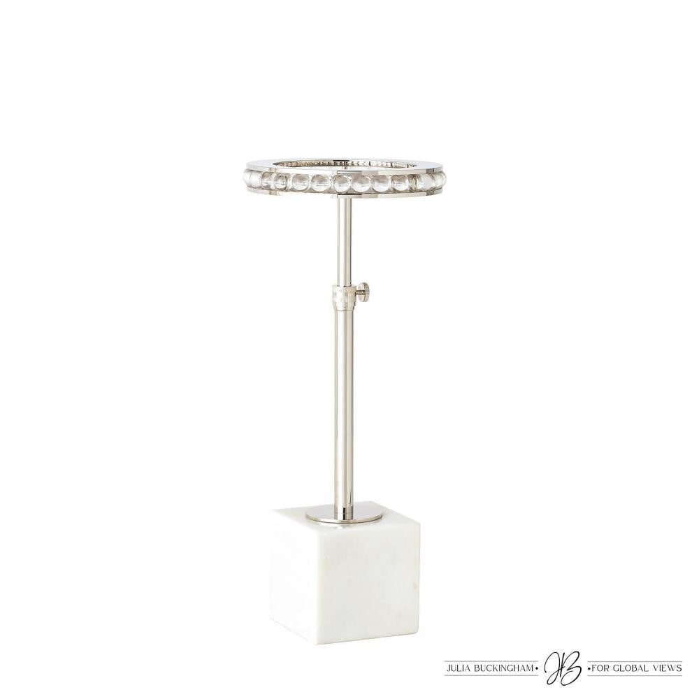 Global Views Margot Nickel Side Table