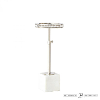 Global Views Margot Nickel Side Table