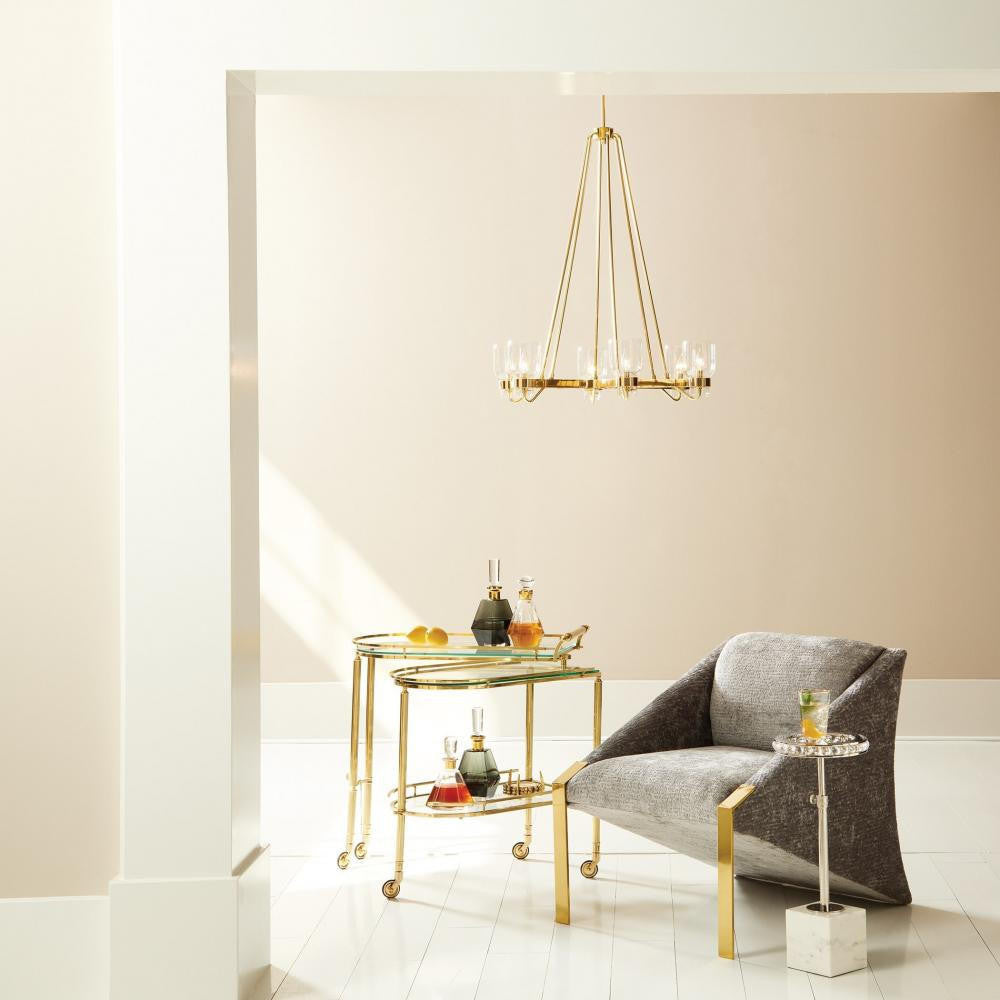Global Views Margot Nickel Side Table