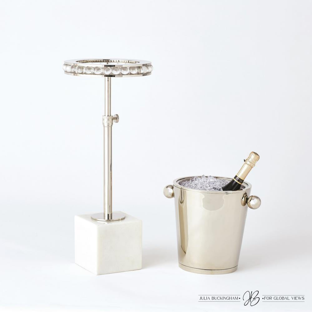 Global Views Margot Nickel Side Table