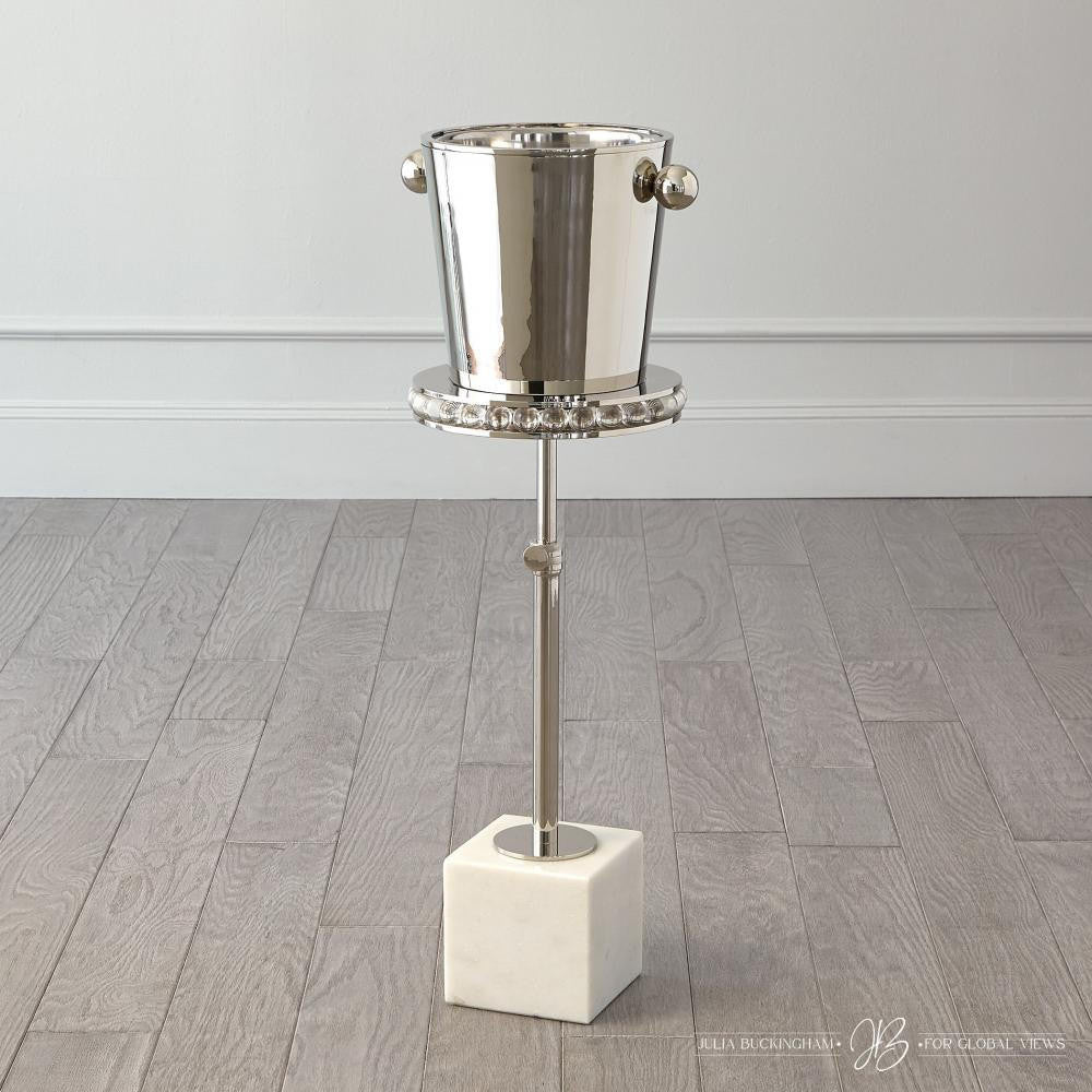 Global Views Margot Nickel Side Table