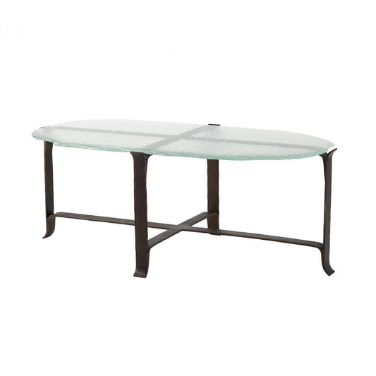 Global Views Melting Glass Bronze Cocktail Table