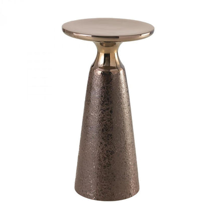 Global Views Meteor Taper Bronze Table