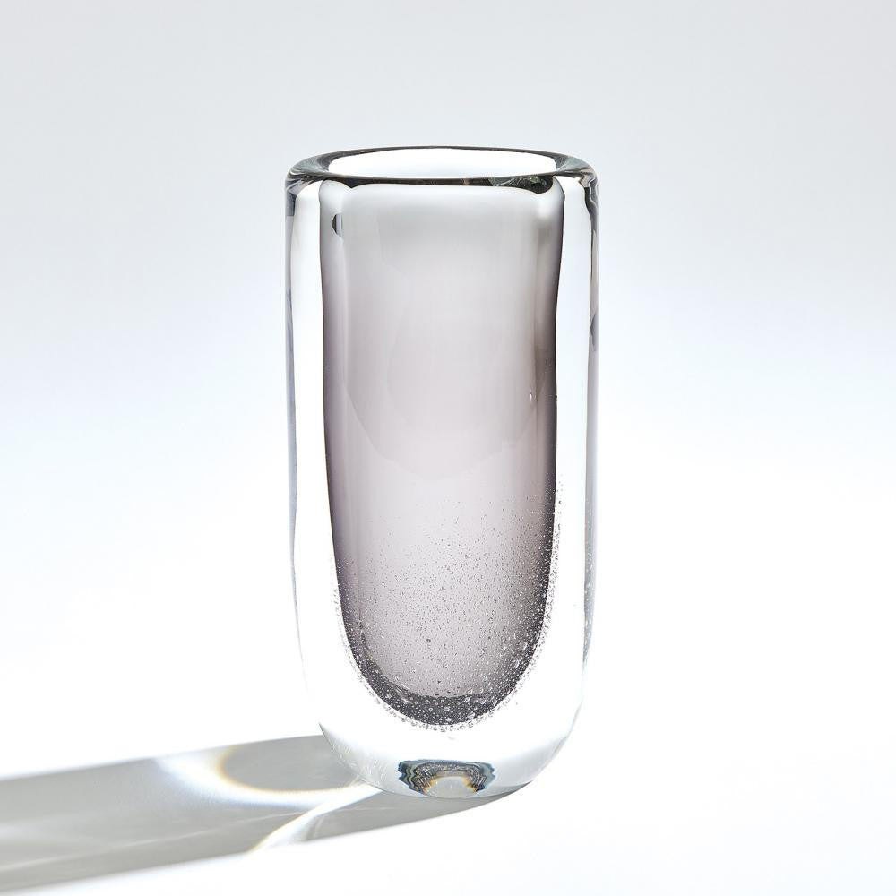 Global Views Micro Bubble Large Gray Vase