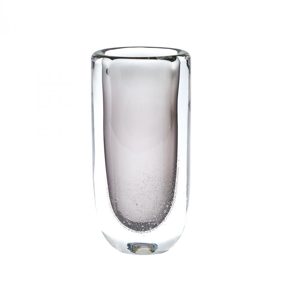Global Views Micro Bubble Large Gray Vase