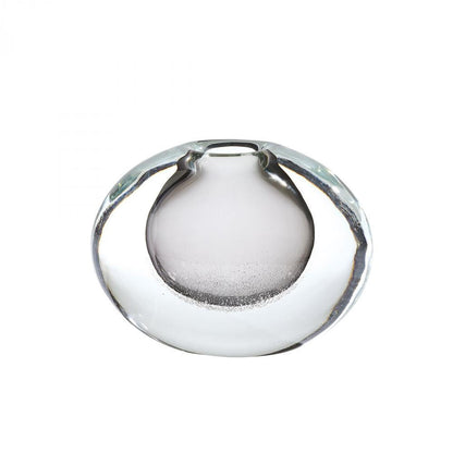 Global Views Micro Bubble Small Gray Vase