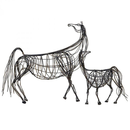 Global Views Ming Dynasty Horse Large Antique Bronze Sculpture
