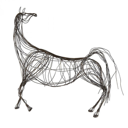 Global Views Ming Dynasty Horse Large Antique Bronze Sculpture