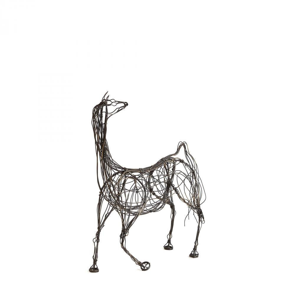 Global Views Ming Dynasty Horse Small Antique Bronze Sculpture