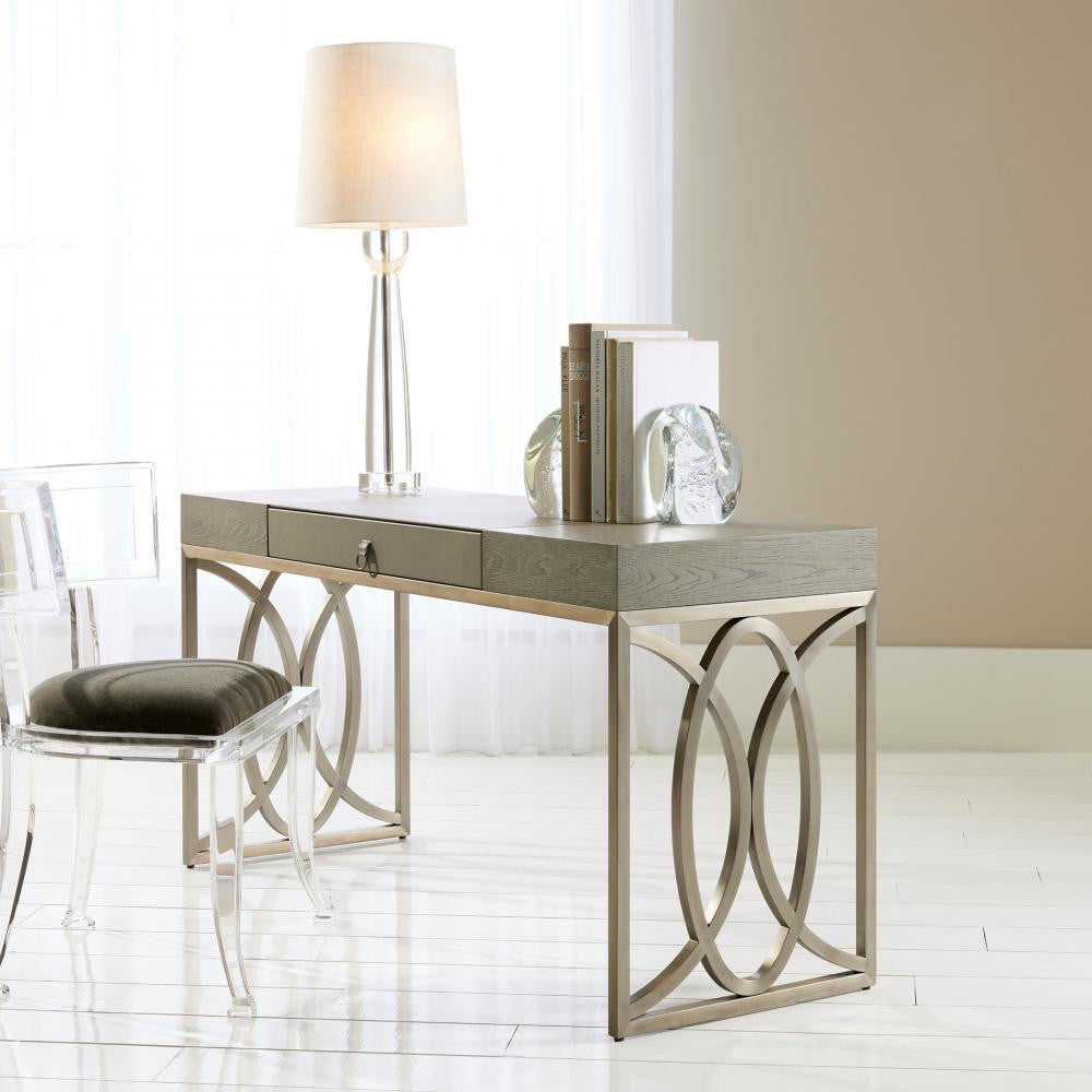 Global Views Modern Crystal Column Table Lamp