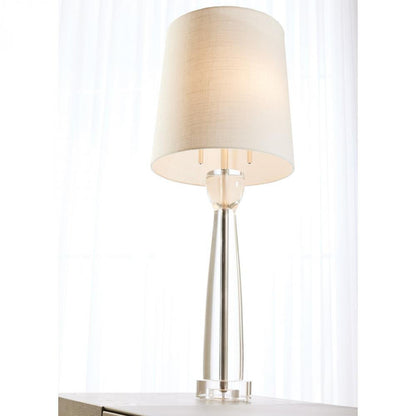Global Views Modern Crystal Column Table Lamp
