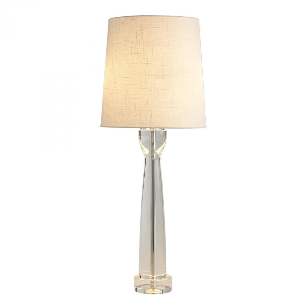Global Views Modern Crystal Column Table Lamp