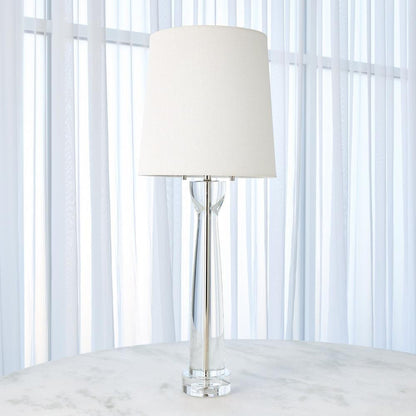 Global Views Modern Crystal Column Table Lamp
