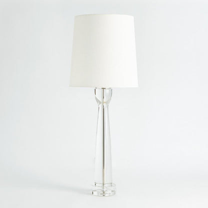 Global Views Modern Crystal Column Table Lamp
