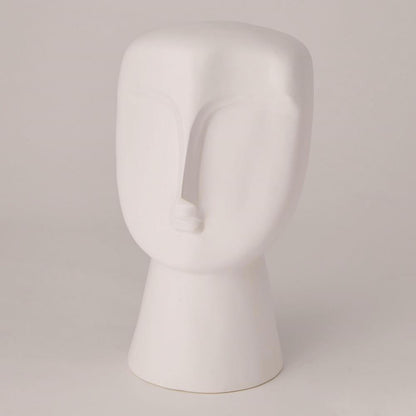 Global Views Modernist Bust Matte White Sculpture