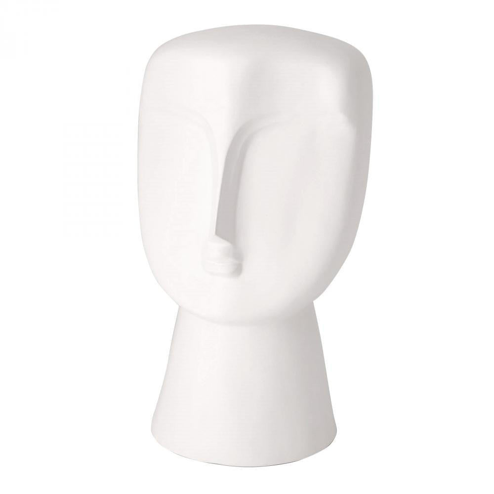 Global Views Modernist Bust Sculpture Matte White