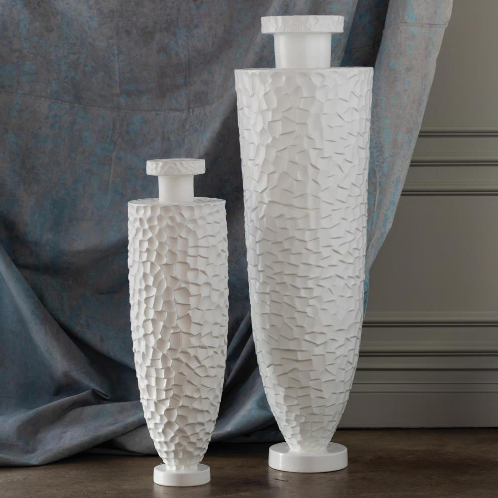 Global Views Monumental Chiseled Large Vase