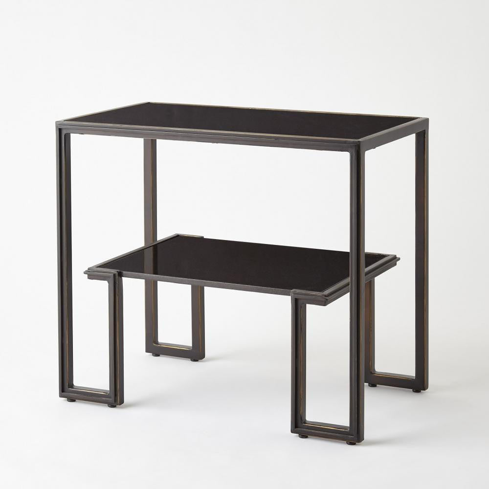 Global Views One-Up Bronze Table