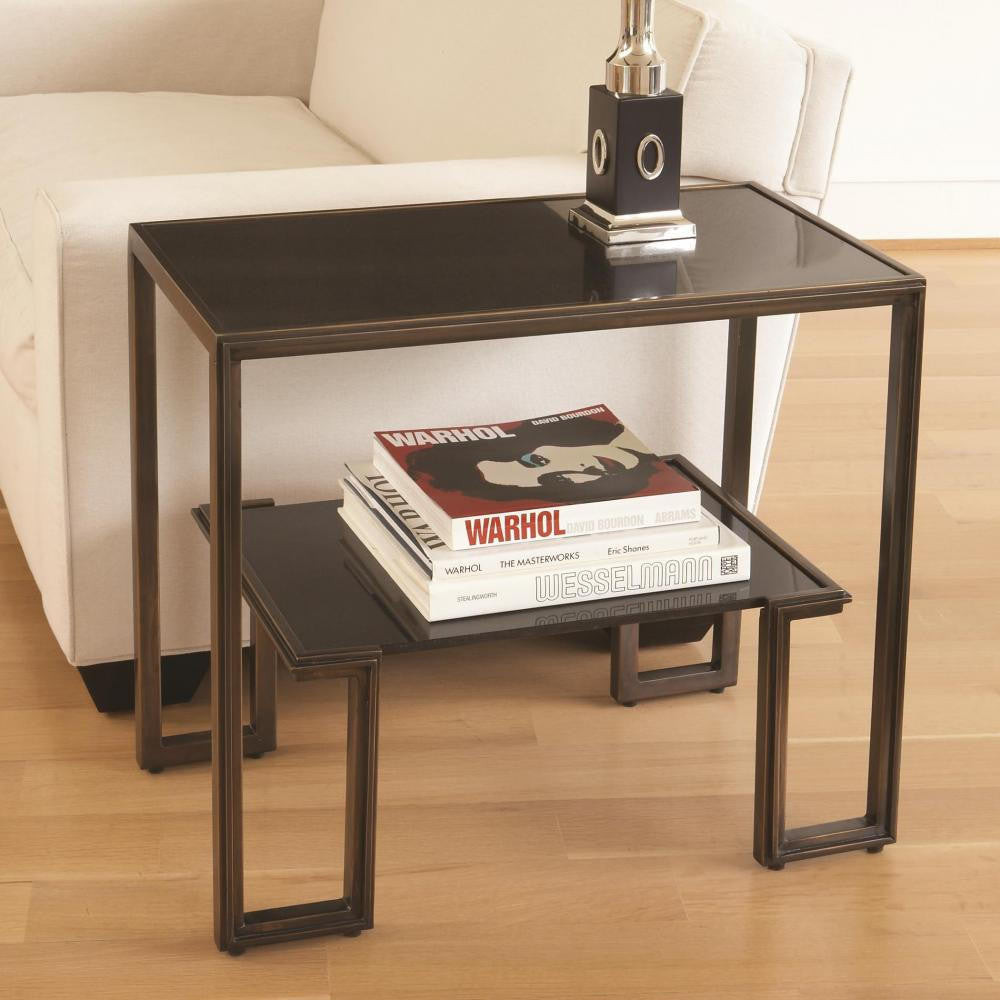 Global Views One-Up Bronze Table