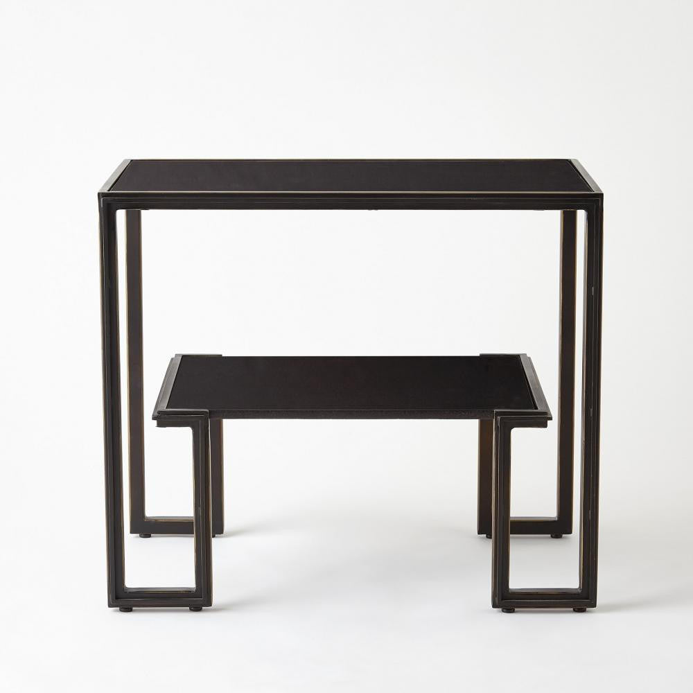 Global Views One-Up Bronze Table