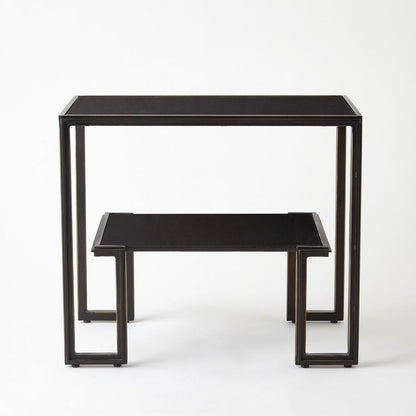 Global Views One-Up Bronze Table