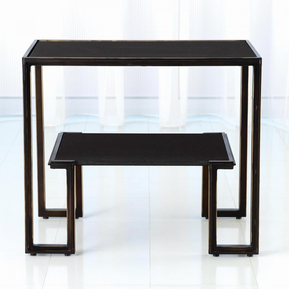 Global Views One-Up Bronze Table
