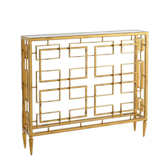 Global Views Open Block Gold Console