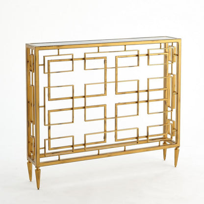 Global Views Open Block Gold Console
