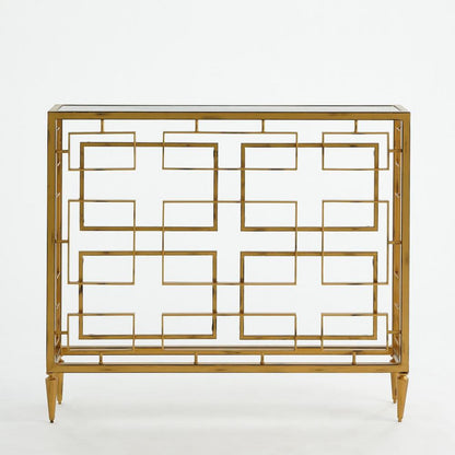 Global Views Open Block Gold Console