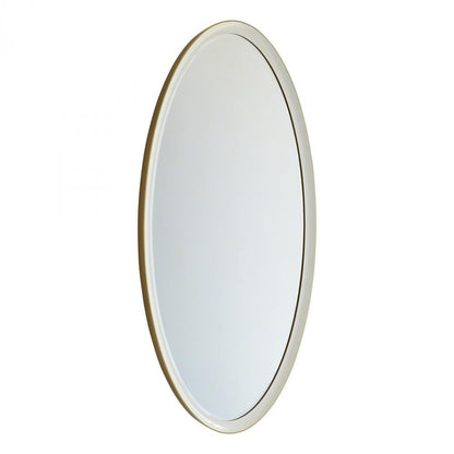 Global Views Orbis Large Mirror White High-Gloss Lacquer