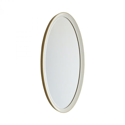 Global Views Orbis Small Mirror White High-Gloss Lacquer