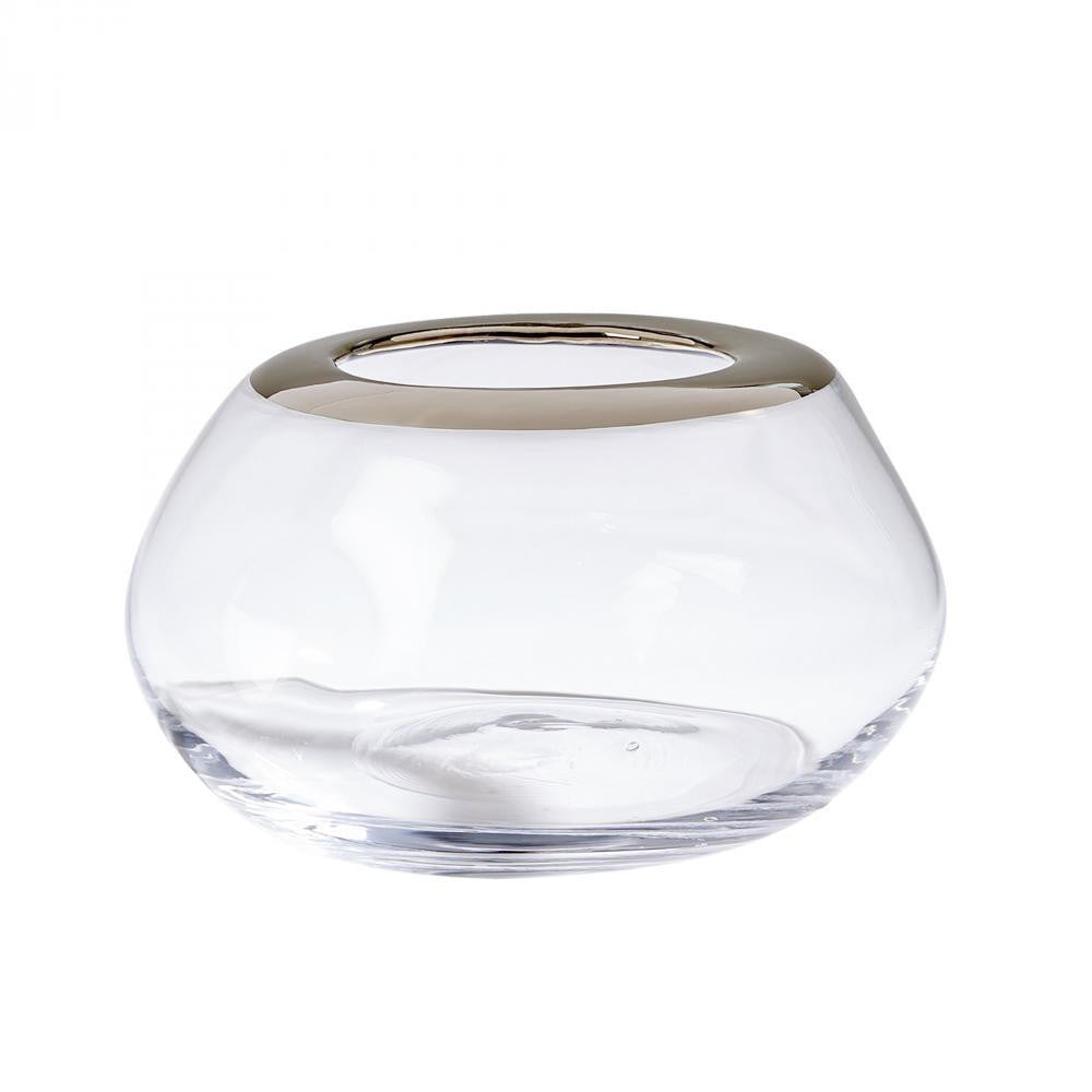 Global Views Organic Formed Large Vase Clear
