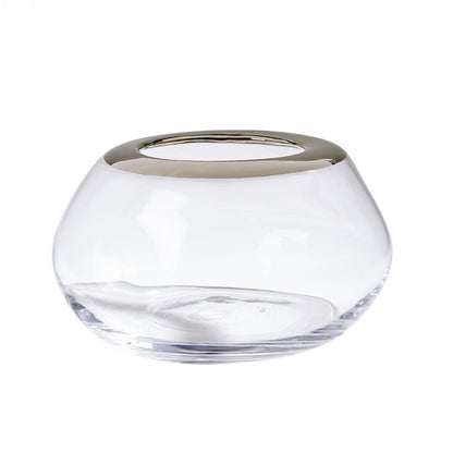 Global Views Organic Formed Large Vase Clear