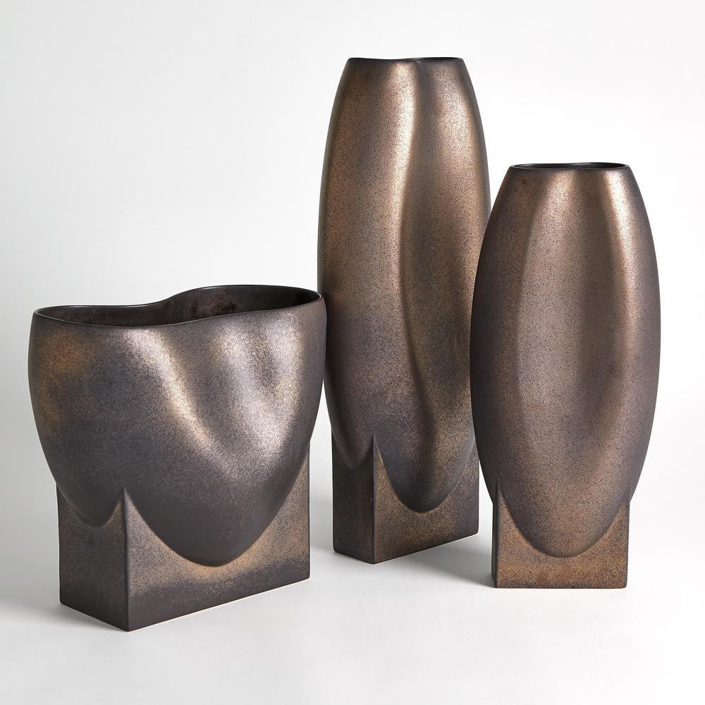 Global Views Orpheus Large Bronze Vase
