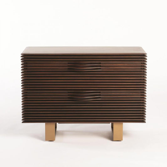 Global Views Oslo Antique Brass Chest