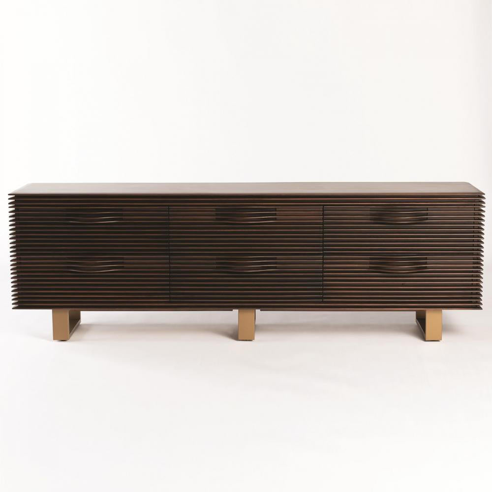 Global Views Oslo Antique Brass Long Chest 7.20217