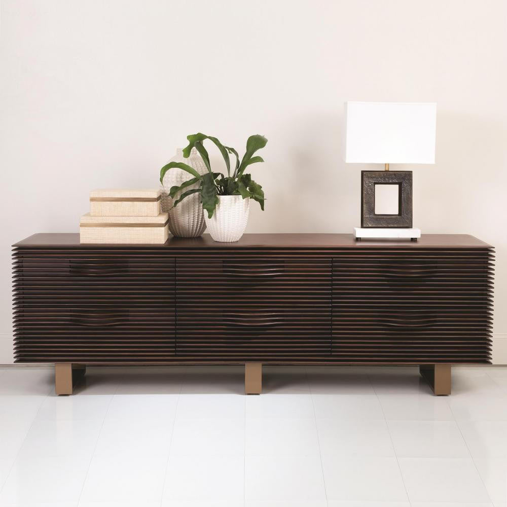 Global Views Oslo Antique Brass Long Chest 7.20217