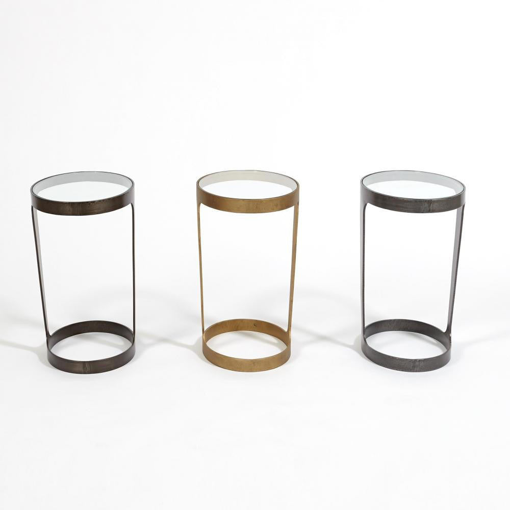 Global Views Oslo Gold Accent Table