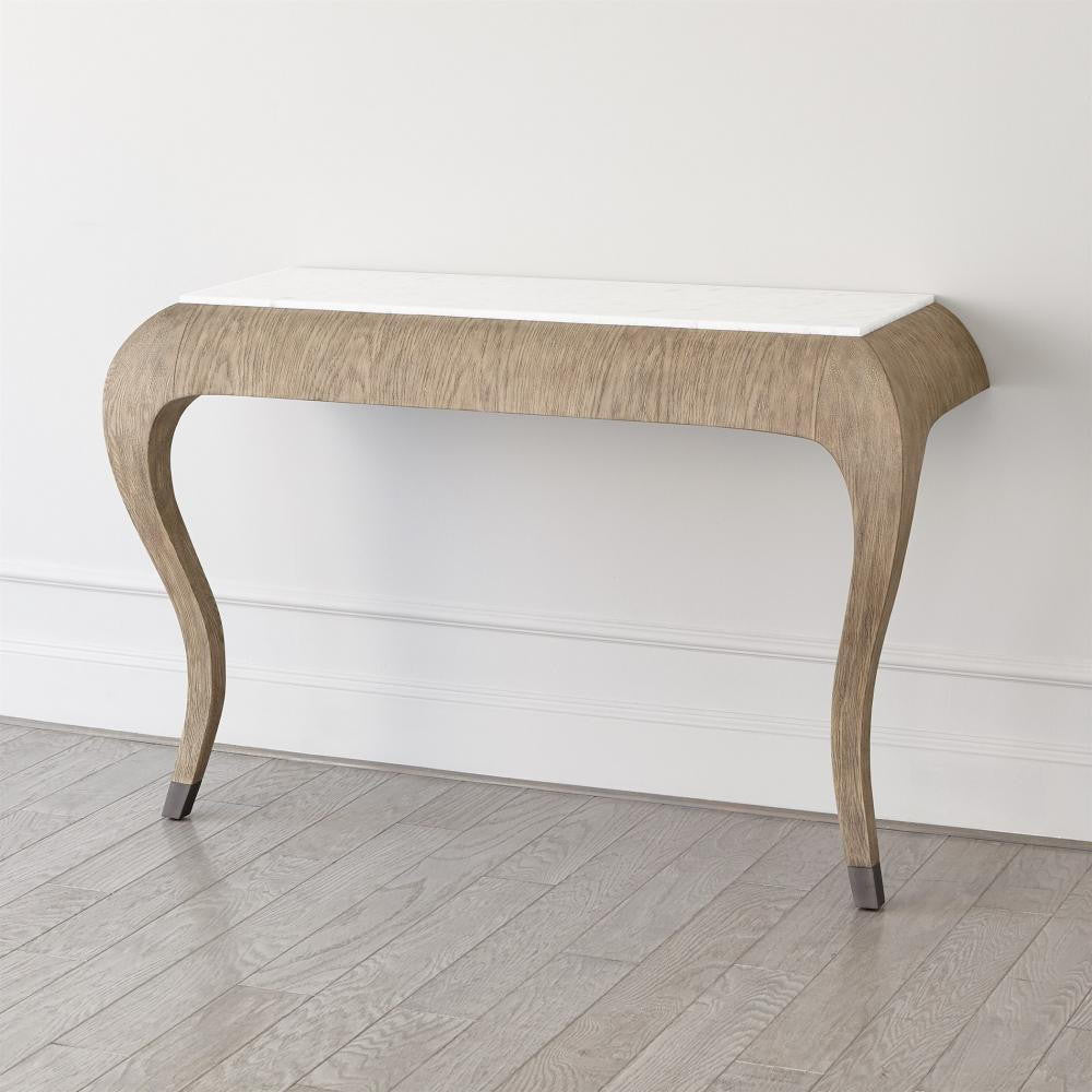 Global Views Paris Grey Sandblasted Oak Wall Console