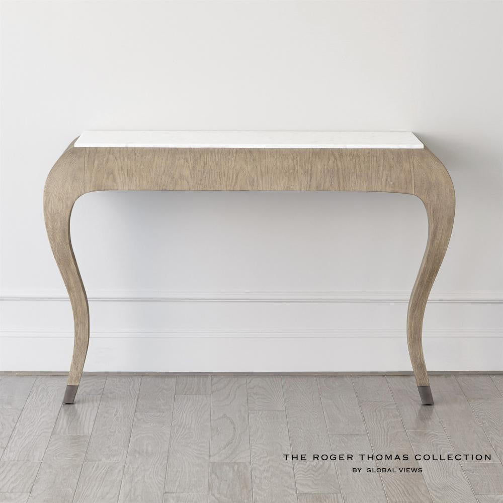 Global Views Paris Grey Sandblasted Oak Wall Console