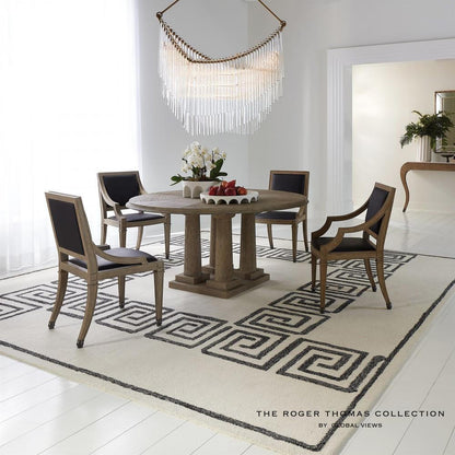 Global Views Paris Grey Sandblasted Oak Wall Console
